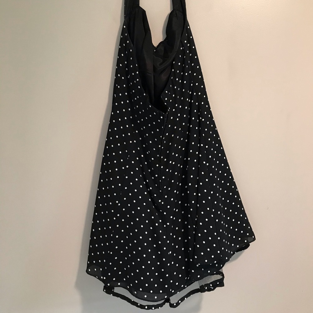 EUC VTG Marnie West Retro Halter Polka Dot Dress - Picture 8 of 14